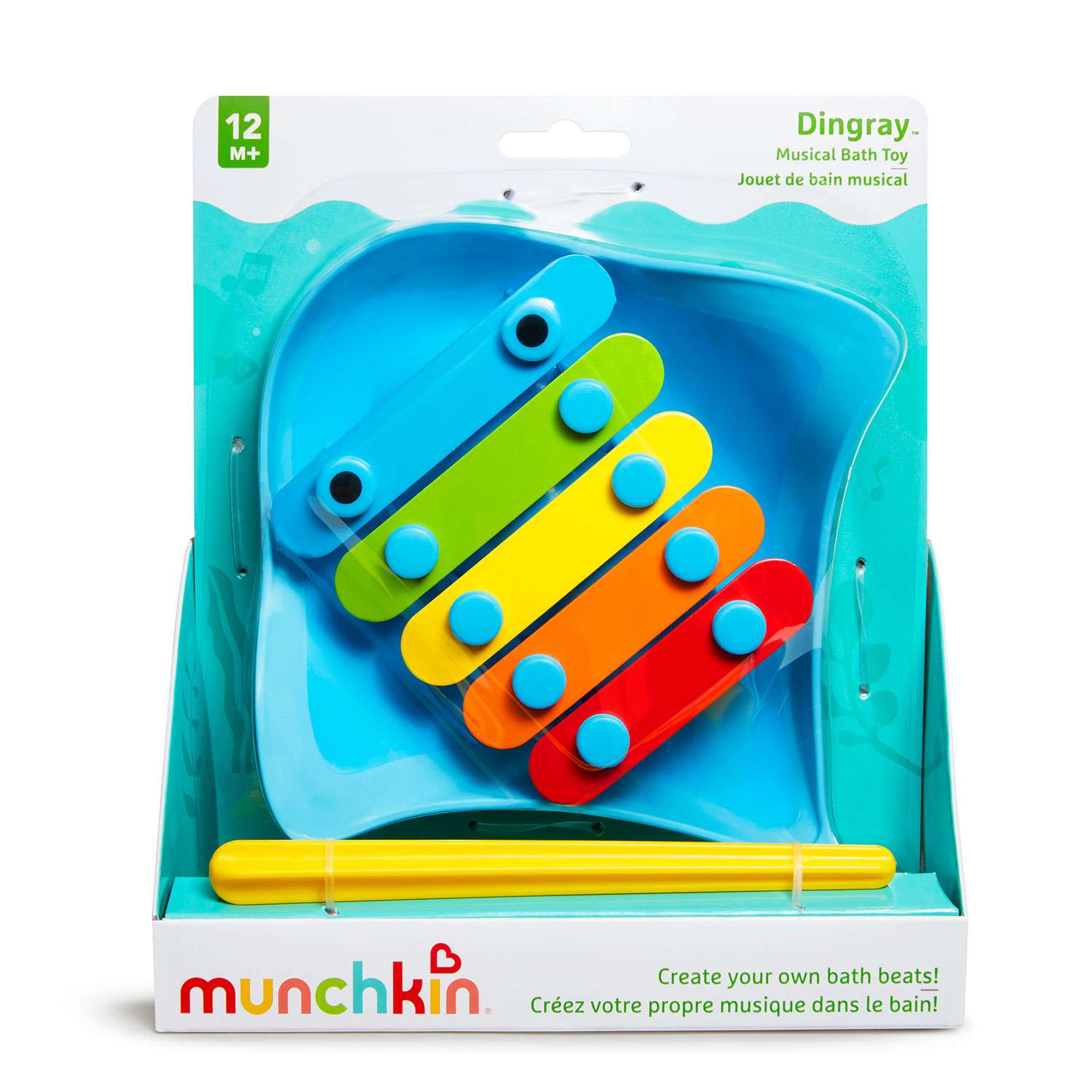 Игрушка для ванны Munchkin музыкальная ксилофон Dingray - фото 4