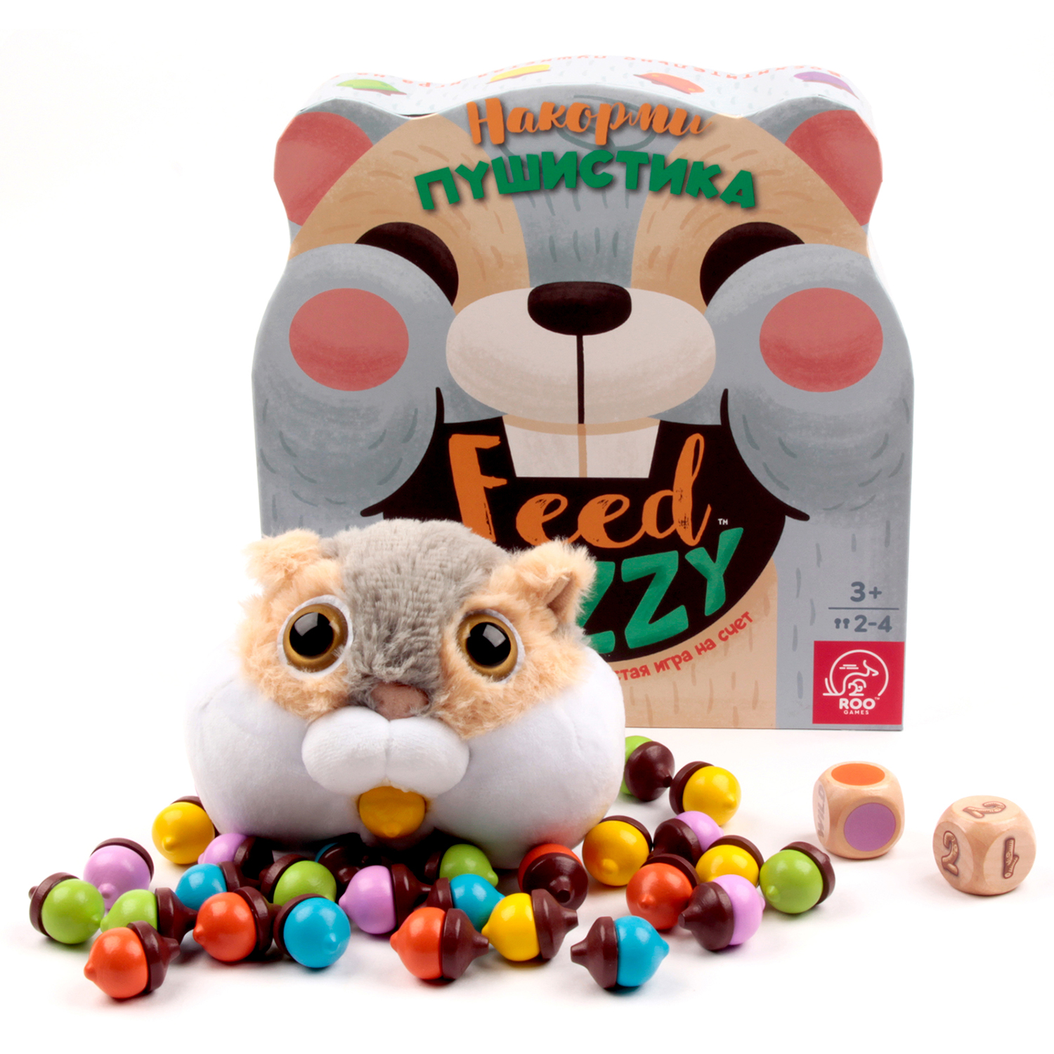 Игра настольная TREE TOYS из дерева Feed Fuzzy Накорми Пушистика купить по  цене 1190 ₽ в интернет-магазине Детский мир