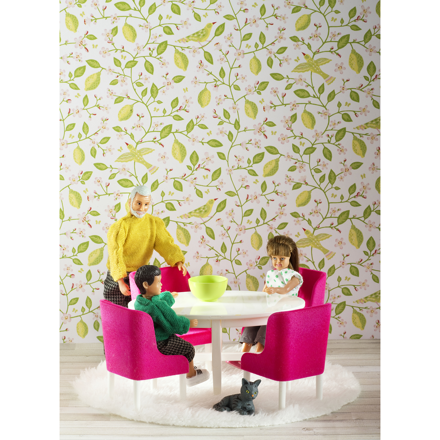 Мебель для домика Lundby Обеденная группа 7предметов Малиновый LB_60208000 LB_60208000 - фото 2