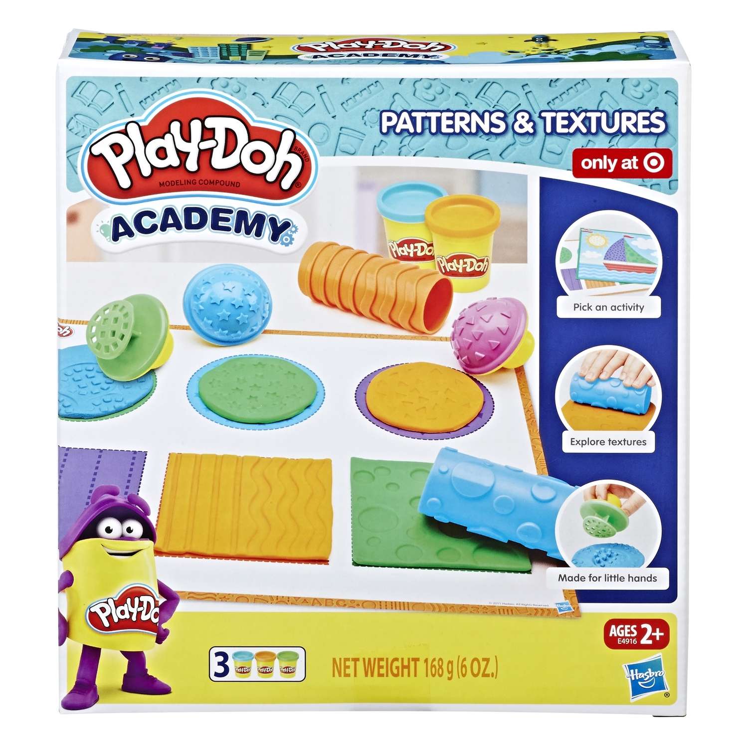 Набор игровой Play-Doh Масса для лепки Текстуры и инструменты E4916121 - фото 2