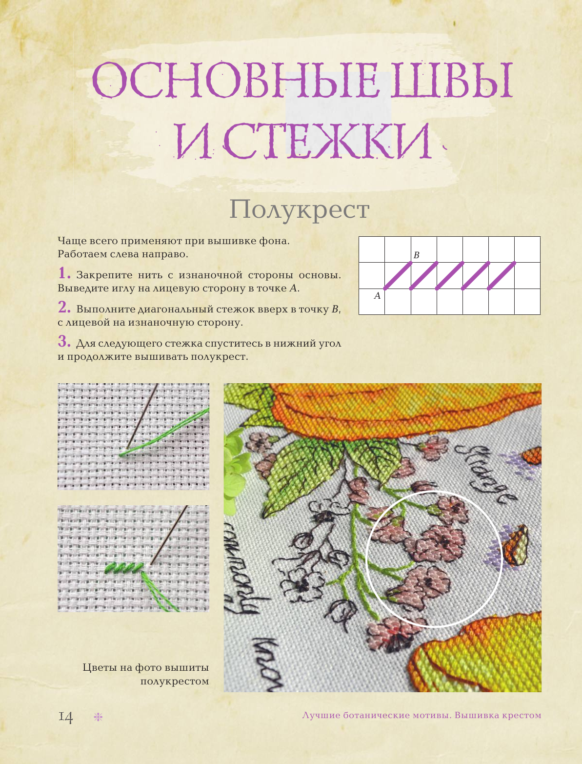 Книга АСТ Лучшие ботанические мотивы. Вышивка крестом купить по цене 1150 ₽  в интернет-магазине Детский мир