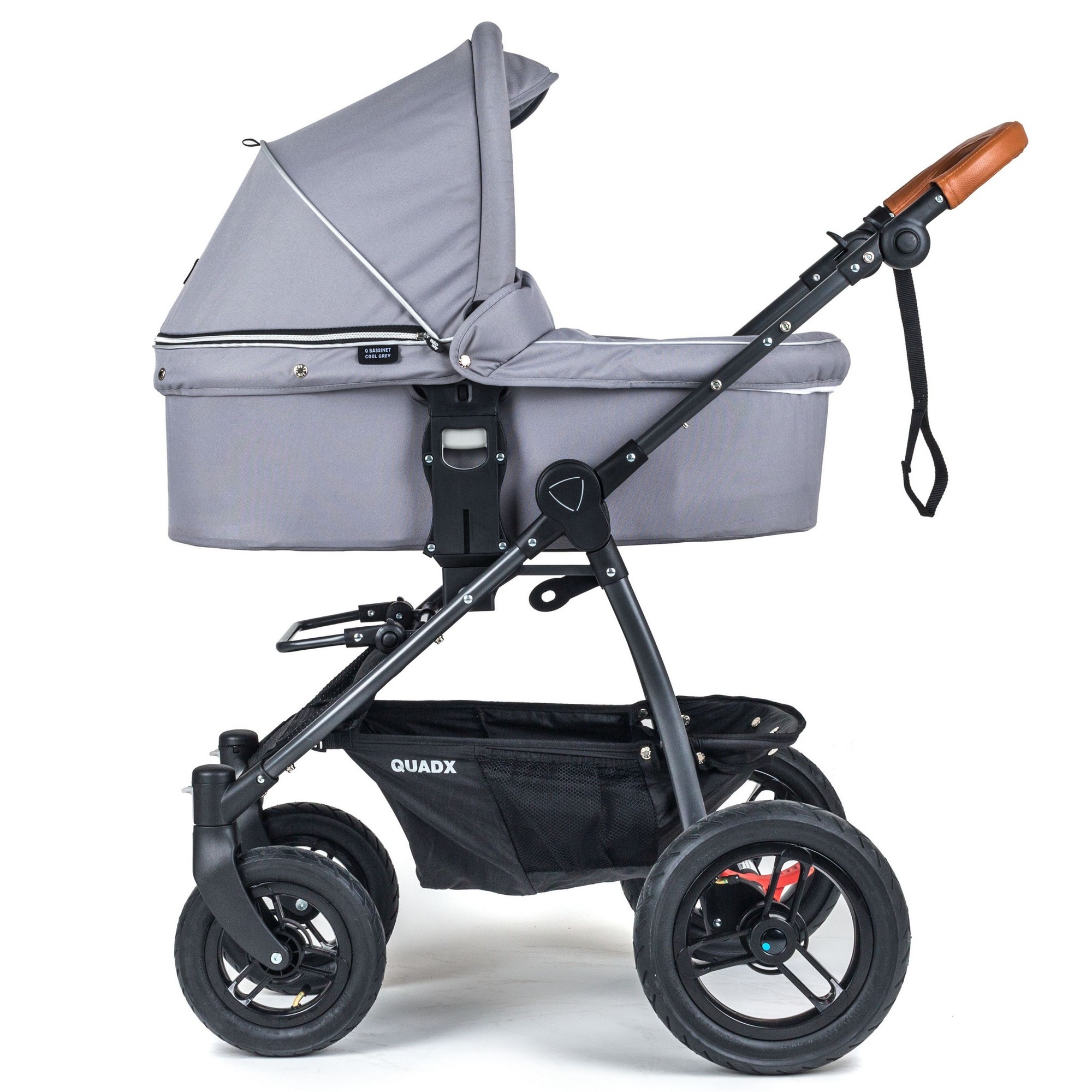 Люлька Valco baby Q Bassinet для Trimod X Snap 4 Ultra Quad X/Cool Grey 9958 - фото 6