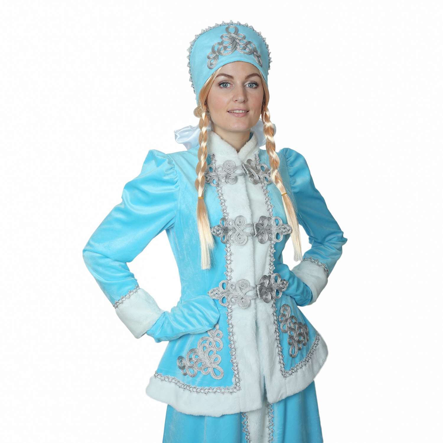 Карнавальный костюм Страна карнавалия Снегурочка 3930376 - фото 2