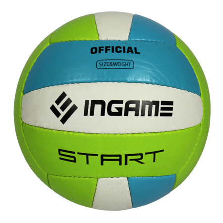 Мяч волейбольный InGame START зелено-голубой
