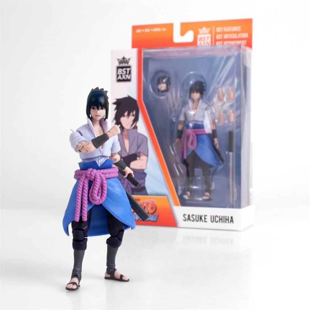 Подвижная фигурка BST AXN Саске Учиха Action Figure Sasuke Uchiha - фото 5