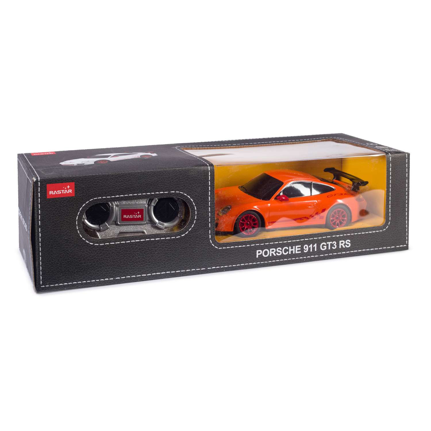 Машинка р/у Rastar Porsche GT3 RS 1:24 оранжевая - фото 3