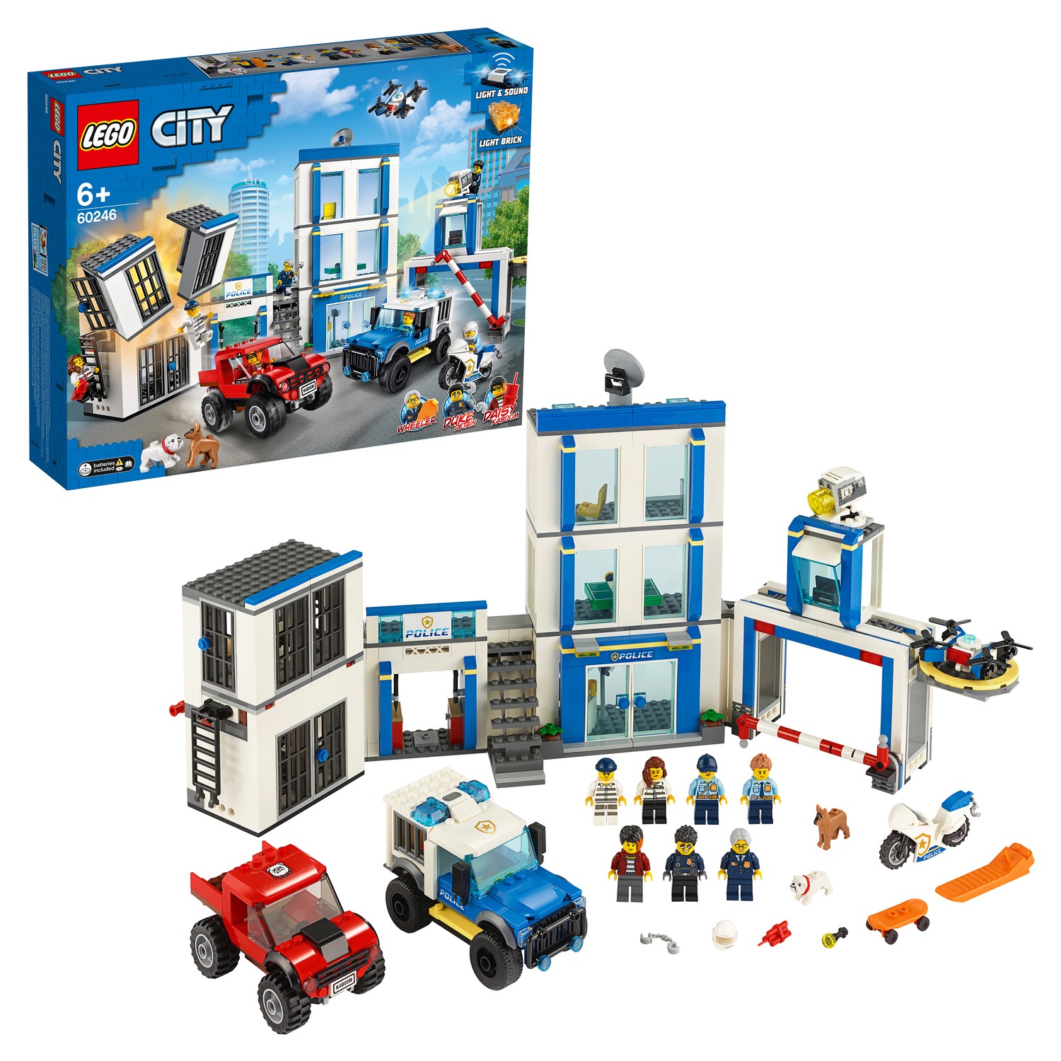 Конструктор LEGO City Police Полицейский участок 60246 купить по цене 1999  ₽ в интернет-магазине Детский мир