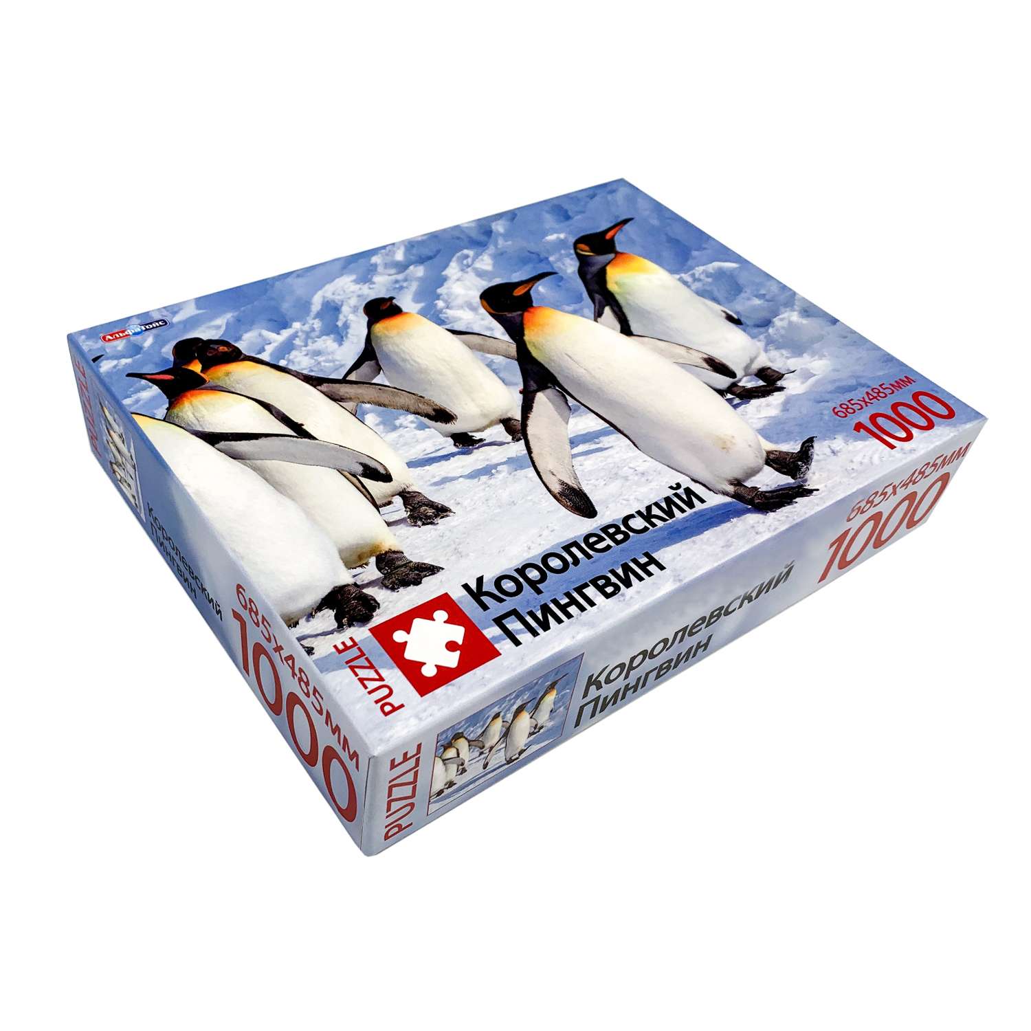 Пазл АльфаТойс Королевский Пингвин 1000 элементов 11204 - фото 2