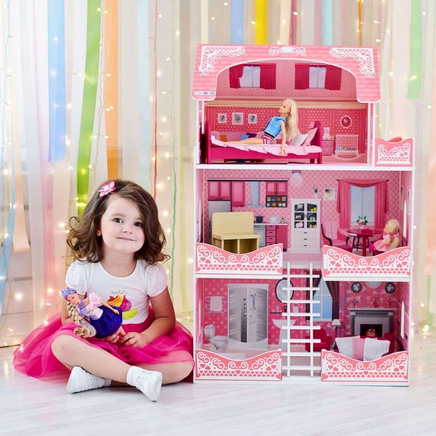 Кукольный домик Paremo Розет Шери с мебелью 7 предметов PD318-08 PD318-08 - фото 4