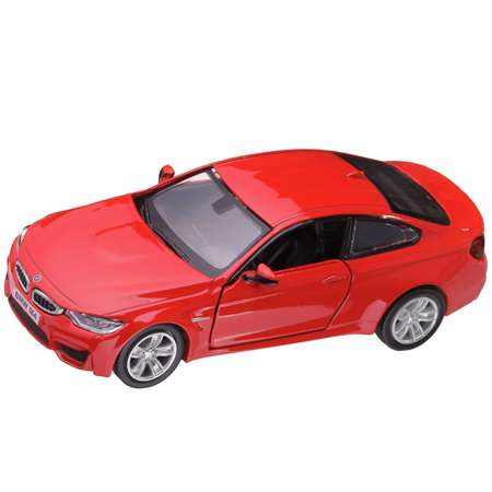 Машина металлическая Uni-Fortune BMW m4 coupe цвет красный двери открываются