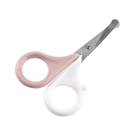Ножницы для ногтей BEABA розовый детский