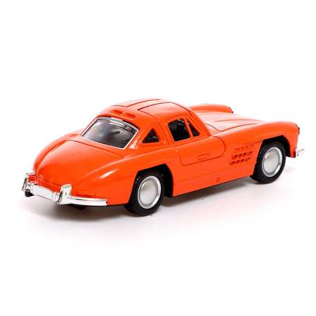 Машина Автоград металлическая «Люксовая» инерционная открываются двери 1:32 цвет оранжевый