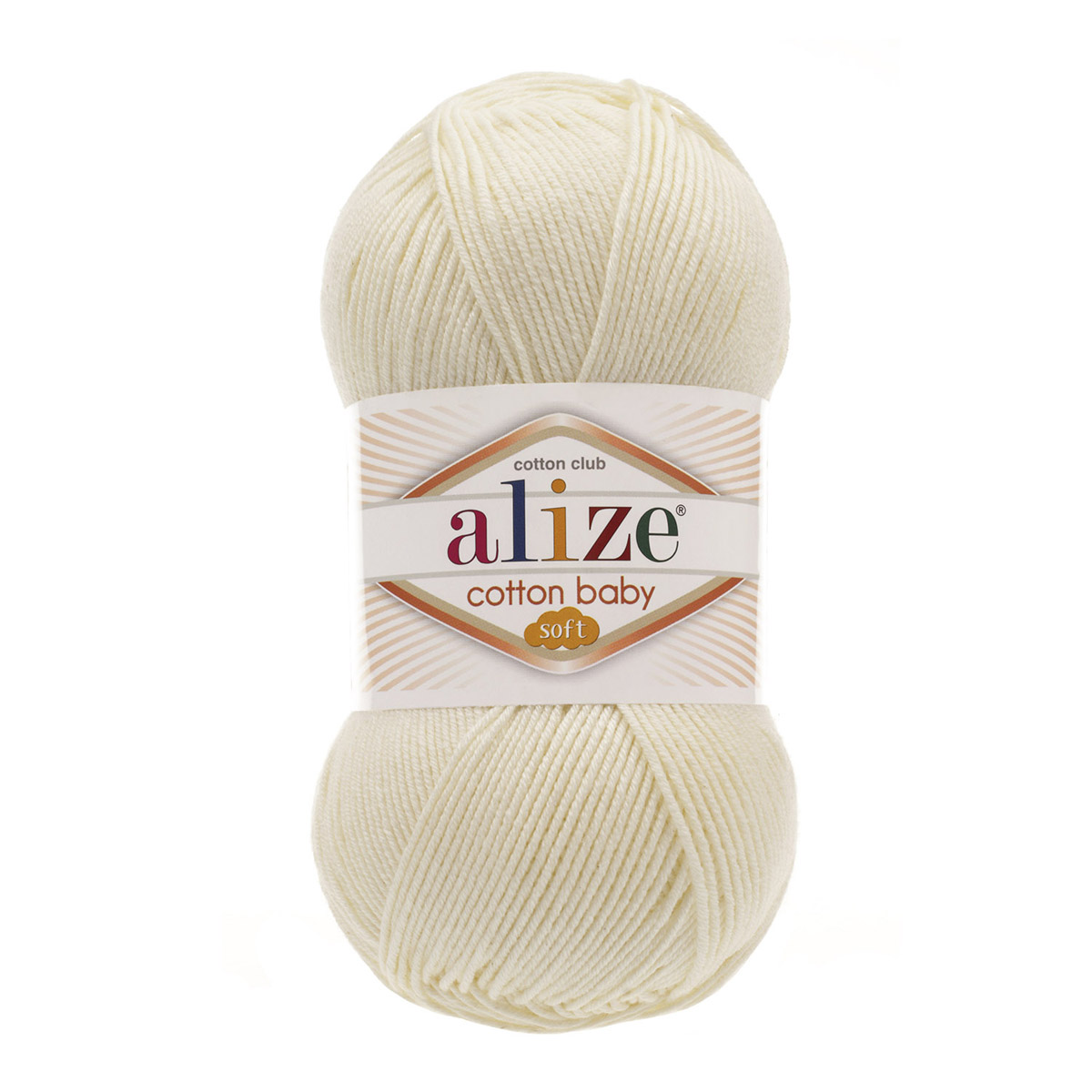 Пряжа для вязания Alize cotton baby soft 100 гр 270 м мягкая плюшевая xлопок aкрил 62 молочный 5 мотков - фото 7