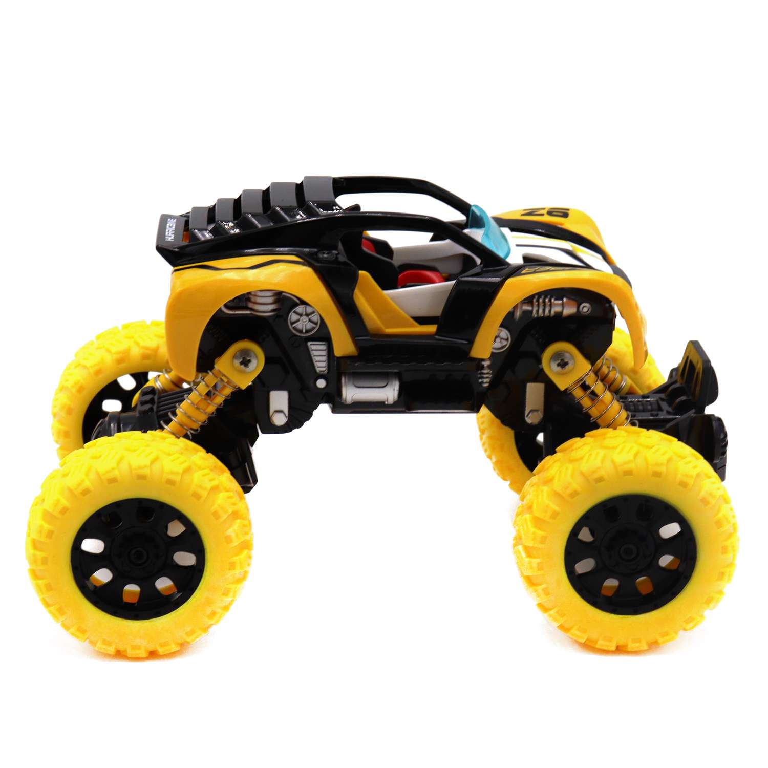 Машинка DIY Funky Toys Желтая YS0281530 - фото 4