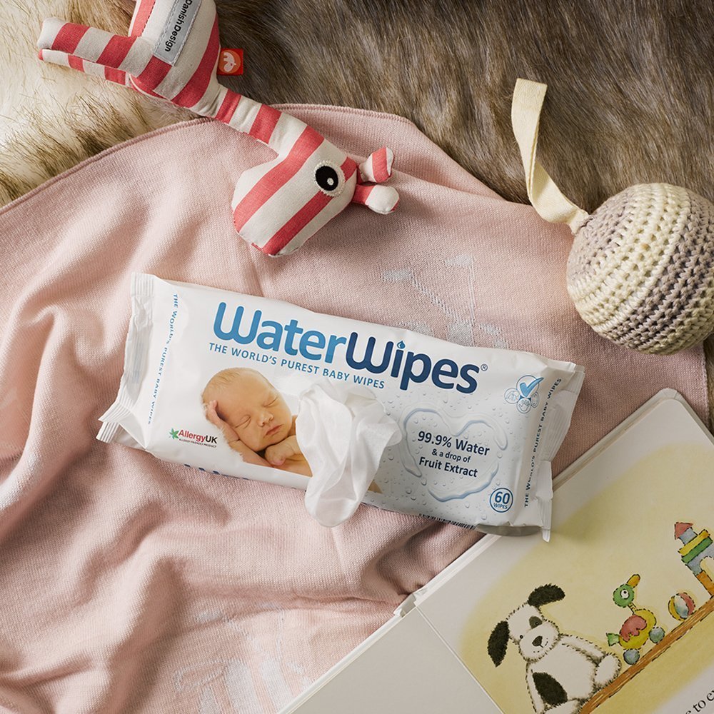 Салфетки влажные детские WaterWipes 2 упаковки 120 листов - фото 7