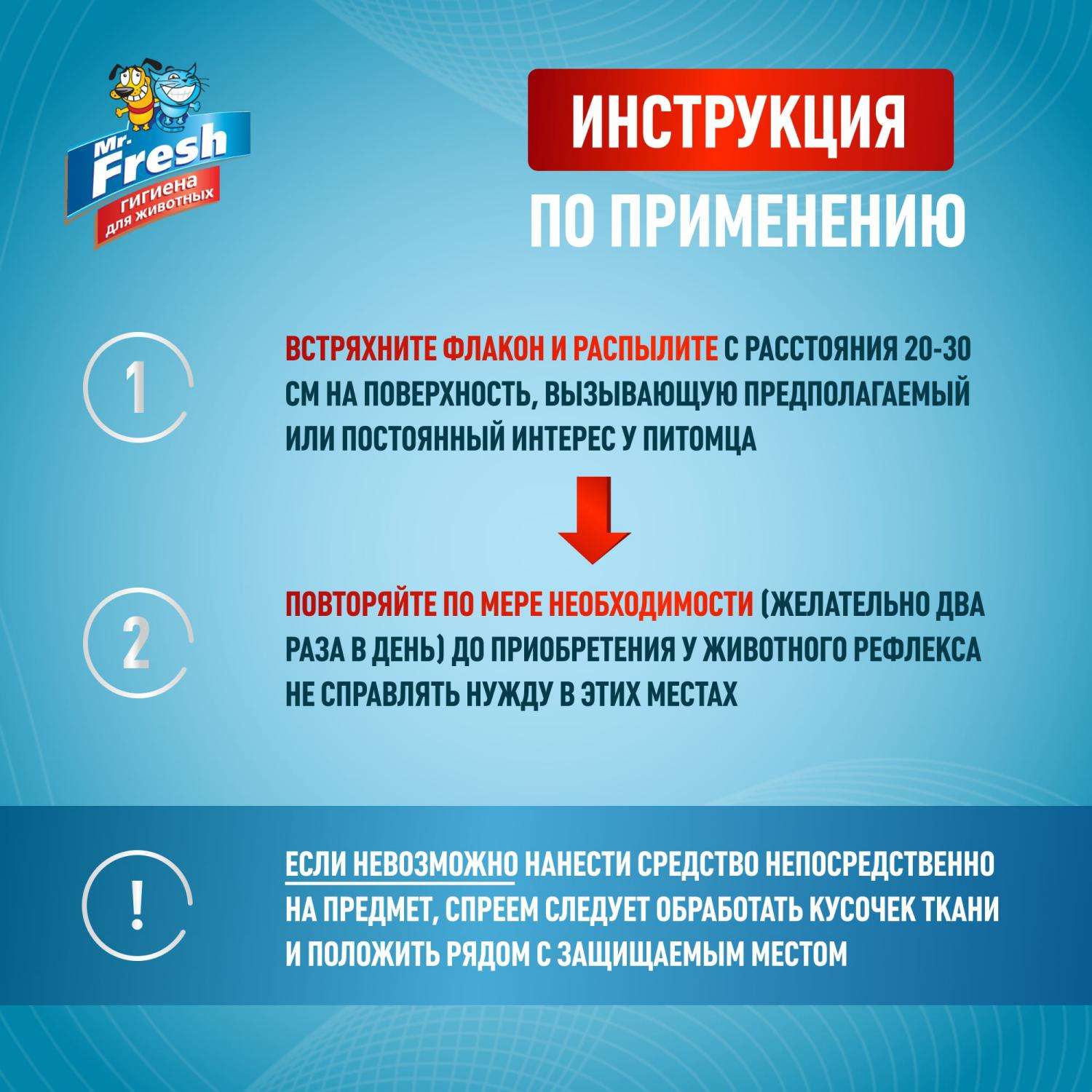 Спрей для кошек Mr.Fresh Expert отучение гадить 200мл - фото 3