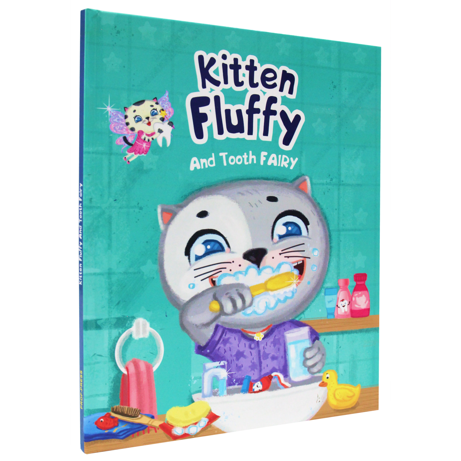 Книга Проф-Пресс на английском языке Kitten Fluffy and Tooth fairy - фото 1