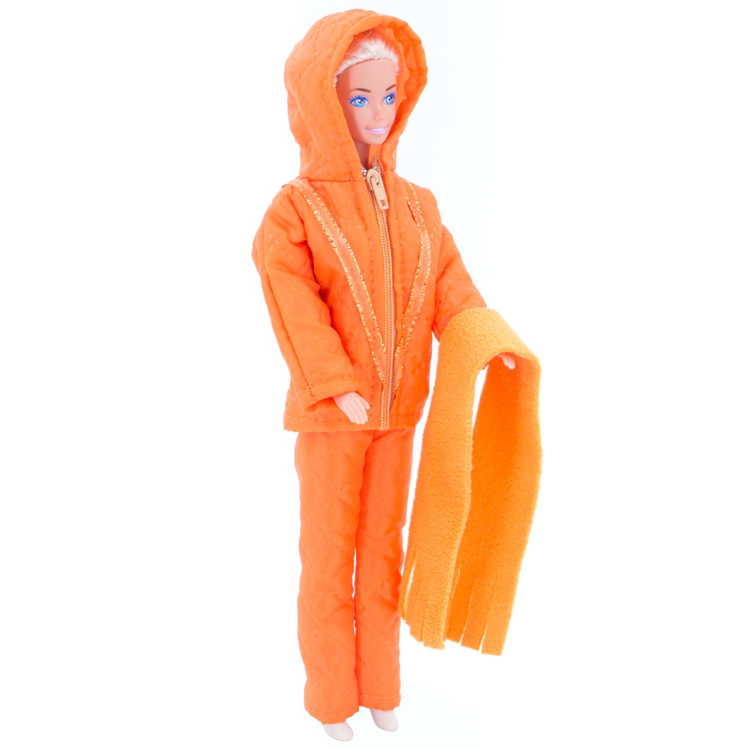 Комплект одежды Модница для куклы 29 см из синтепона 1404 оранжевый 1404оранжевый - фото 9