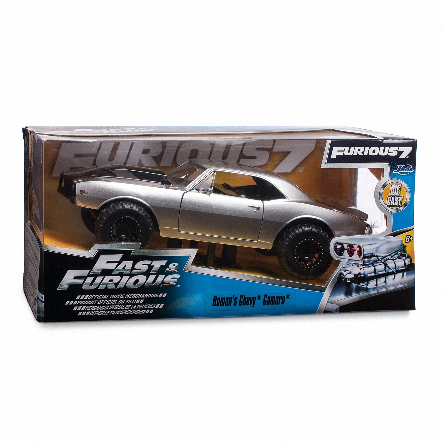 Машинка Fast and Furious Jada Форсаж 1:24 1967 Chevy Camaro Off Road купить  по цене 599 ₽ в интернет-магазине Детский мир