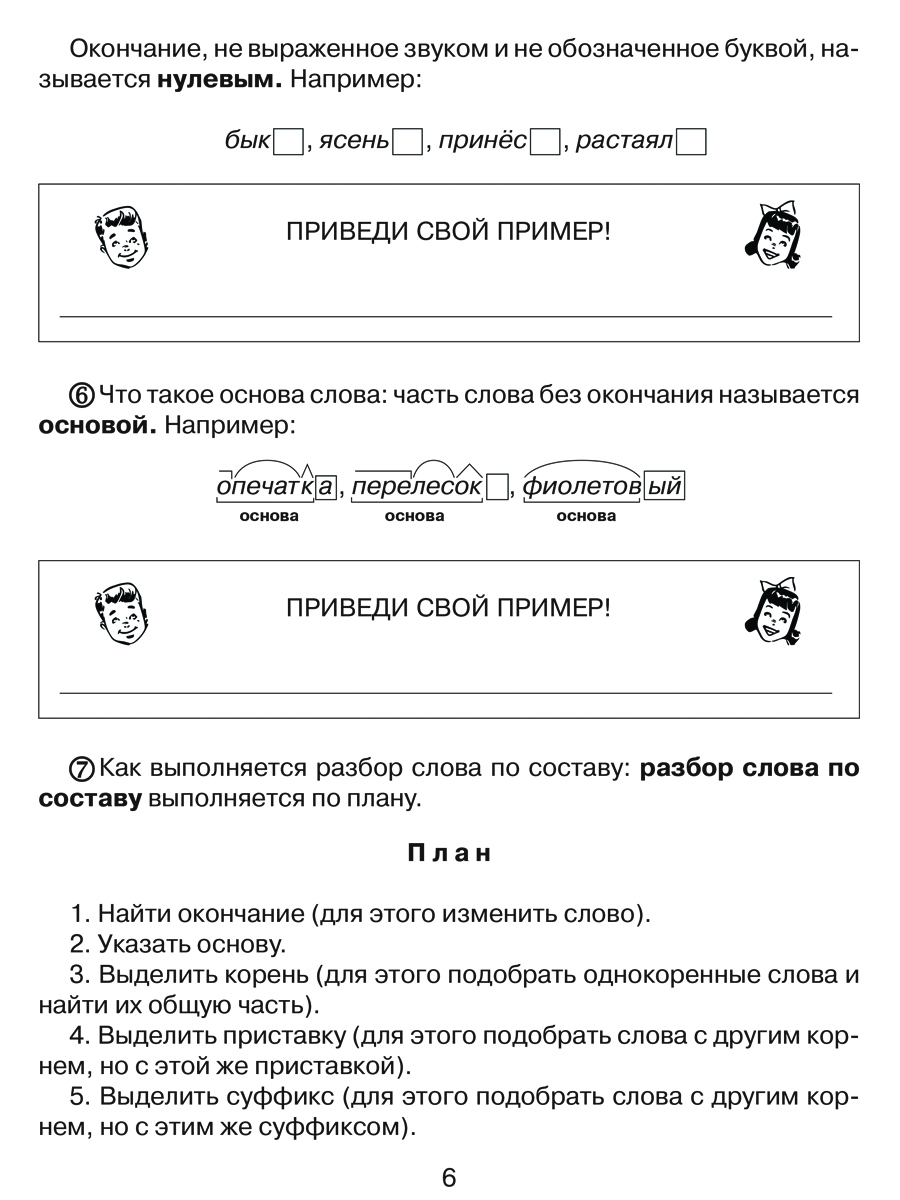 Книга ИД Литера Русский язык 3 класс. Все темы школьной программы с объяснениями - фото 8