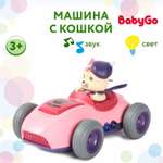 Игрушка BabyGo Машинка с кошкой OTB0580893