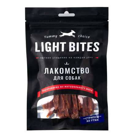 Лакомство для собак LIGHT BITES 0.09 кг утка (для активных)