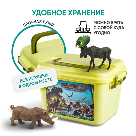 Фигурки животных TrendToys игровой набор фигурок животных \"Ферма\" в боксе, 28 предметов