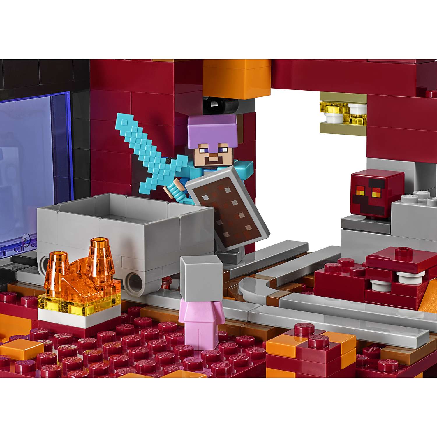 Конструктор LEGO Minecraft Портал в Подземелье 21143 - фото 7