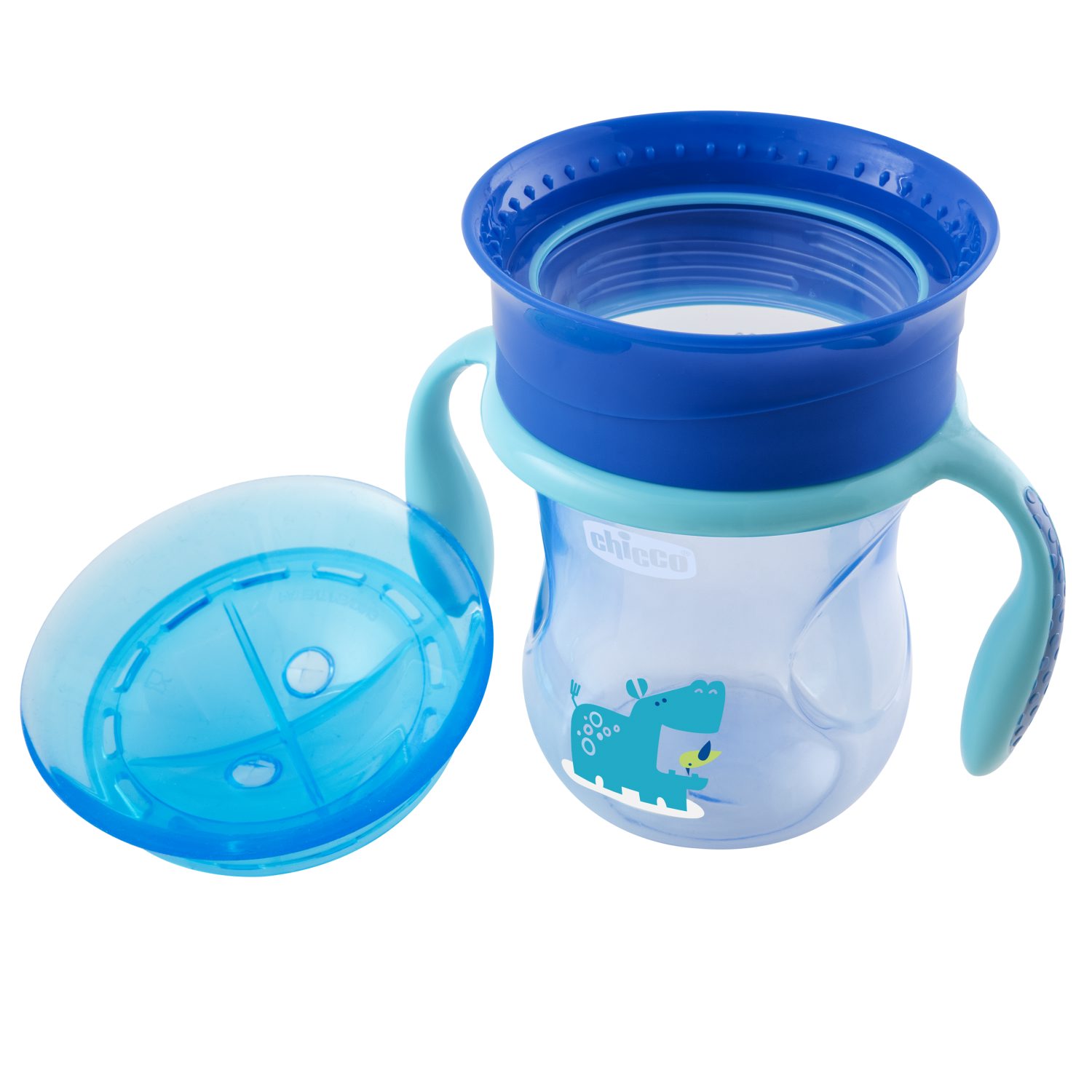 Поильник Chicco Perfect Cup для детей от 1 года голубой - фото 9