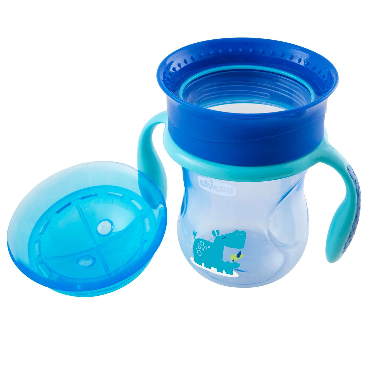 Поильник Chicco Perfect Cup для детей от 1 года голубой - фото 9