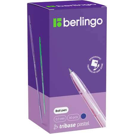 Ручка шариковая BERLINGO 1 шт. в ассортименте