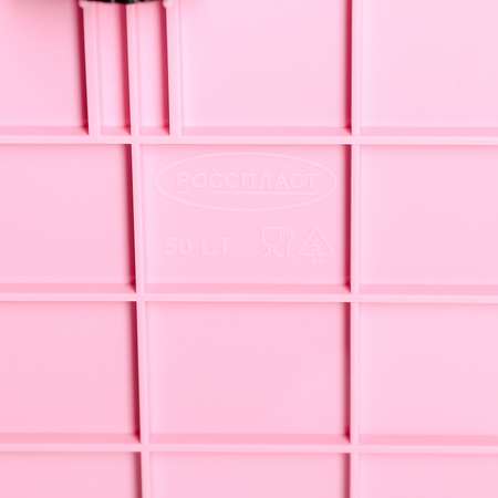 Контейнер Sima-Land для хранения Золушка 50 л цвет розовый