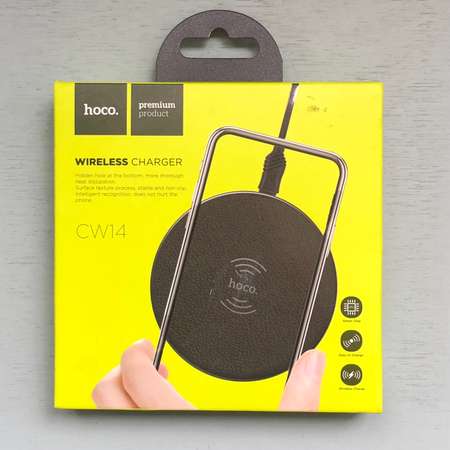 Беспроводное ЗУ HOCO wireless charger / зарядка для смартфона /черный