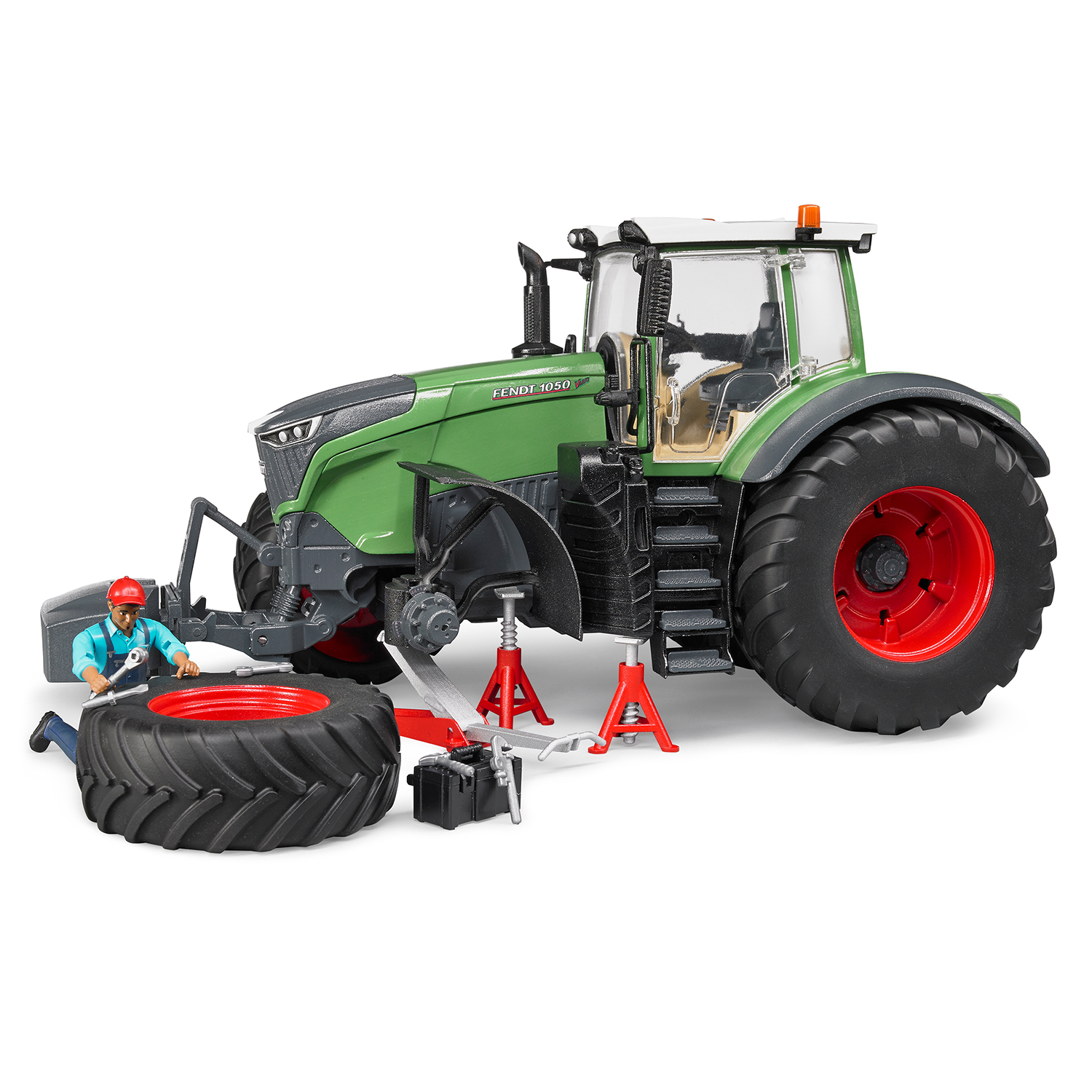 Трактор Bruder Fendt 1050 Vario с фигуркой и аксессуарами 04-041 купить по  цене 4999 ₽ в интернет-магазине Детский мир