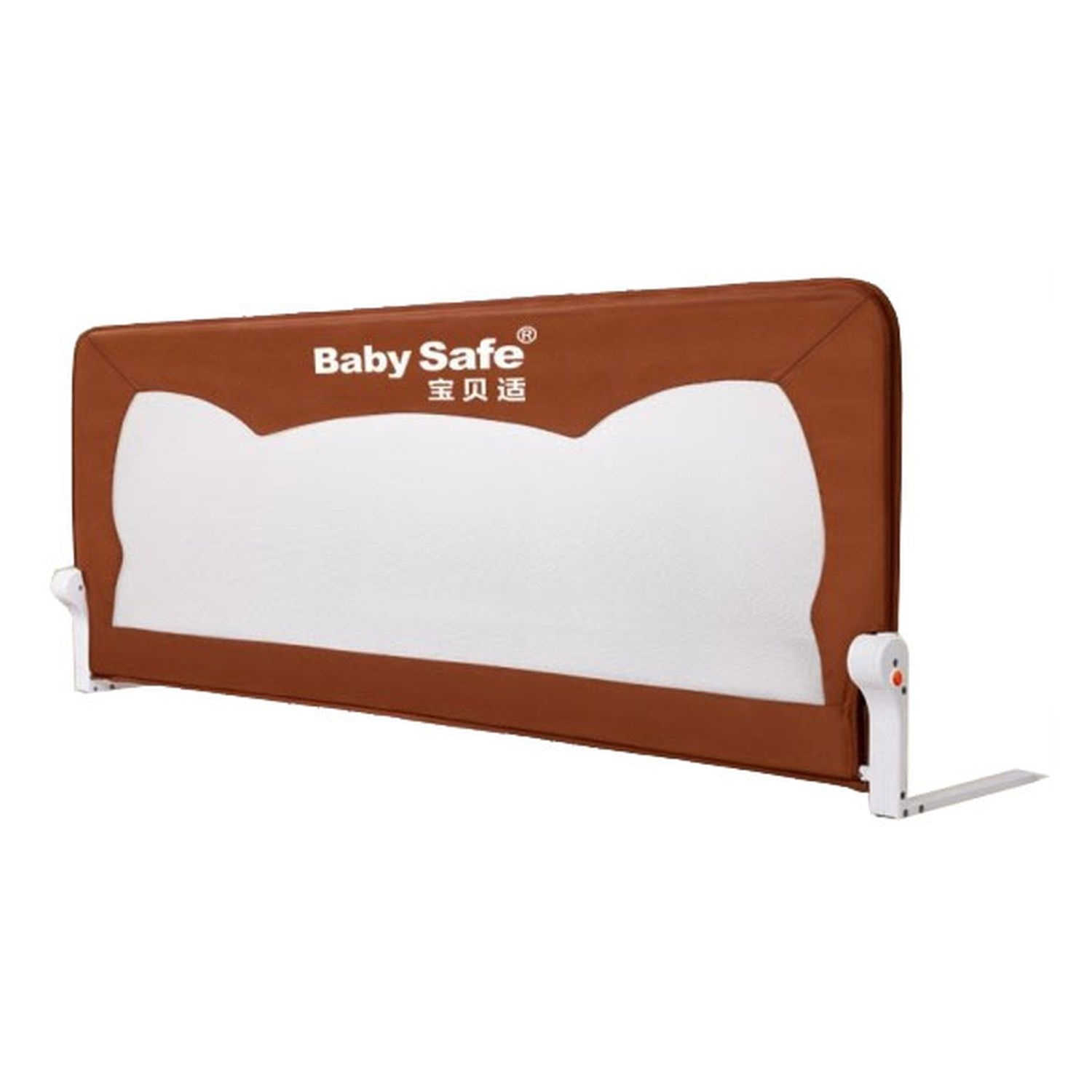 Барьер защитный для кровати Baby Safe Ушки 120х42 коричневый - фото 2