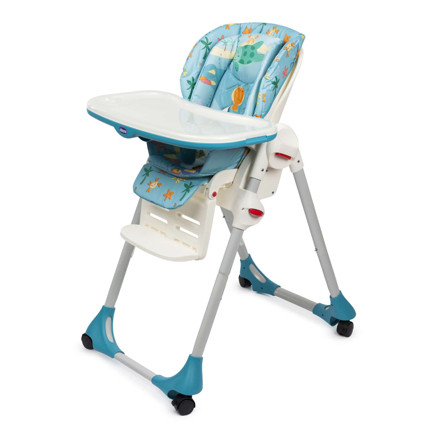 Стульчик высокий Chicco Polly 2в1 SEA DREAMS-4W 6м+ - фото 1