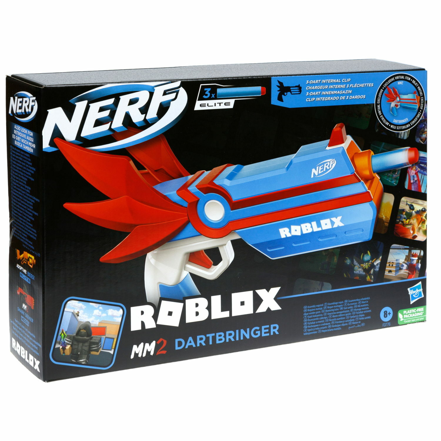 Бластер Hasbro Nerf Ангел Roblox MM2 - фото 1