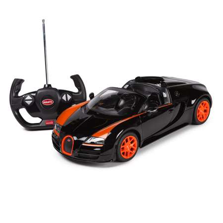 Машинка радиоуправляемая Rastar Bugatti GS Vitesse 1:14 черная