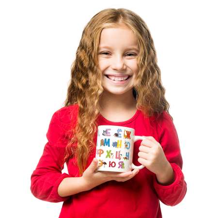 Кружка PrioritY детская керамическая для чая Алфавит