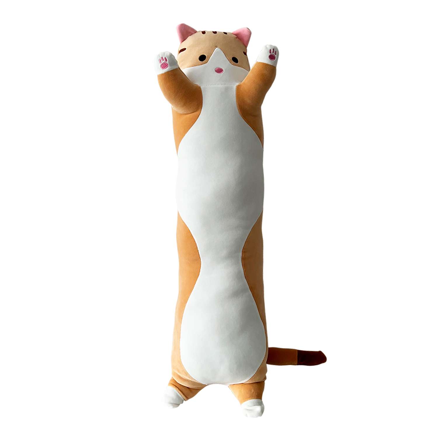 Игрушка-обнимашка Territory кот Батон антистресс рыжий 90 см - фото 6