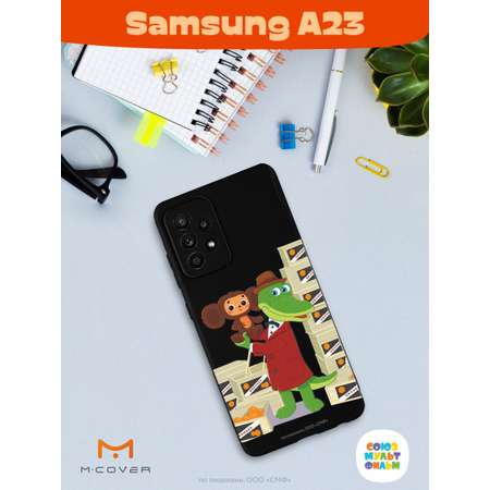 Силиконовый чехол Mcover для смартфона Samsung A23 Союзмультфильм Ушастая находка