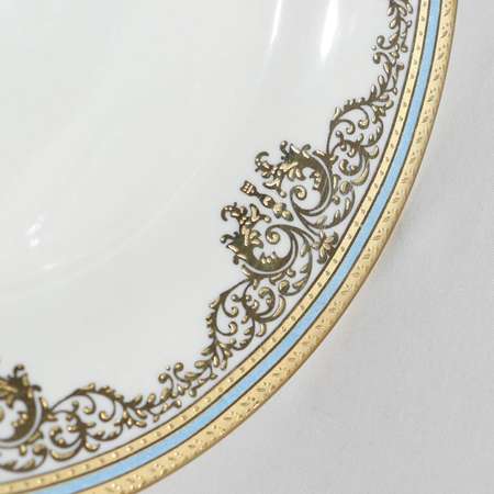 Набор тарелок фарфоровых Sima-Land Royal 3 предмета: d=18/23/25 7 см цвет белый