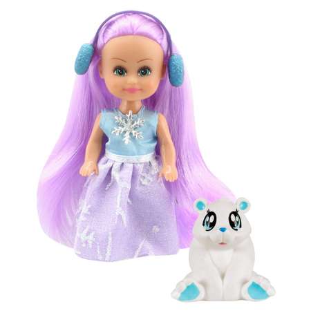 Кукла FUNVILLE Зимняя принцесса с питомцем 24397