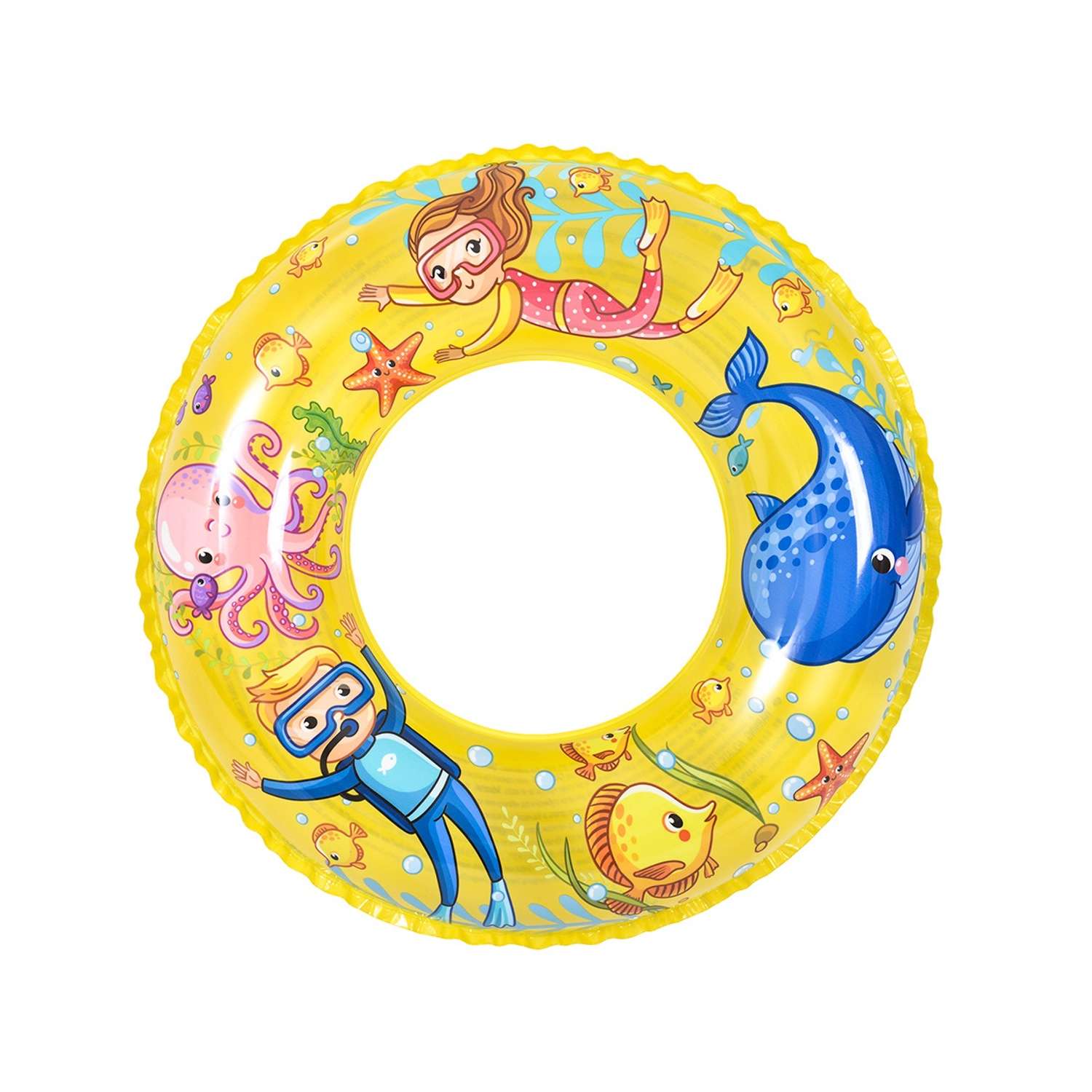 Надувной круг для плавания Jilong Аквалангист 60 см - фото 1