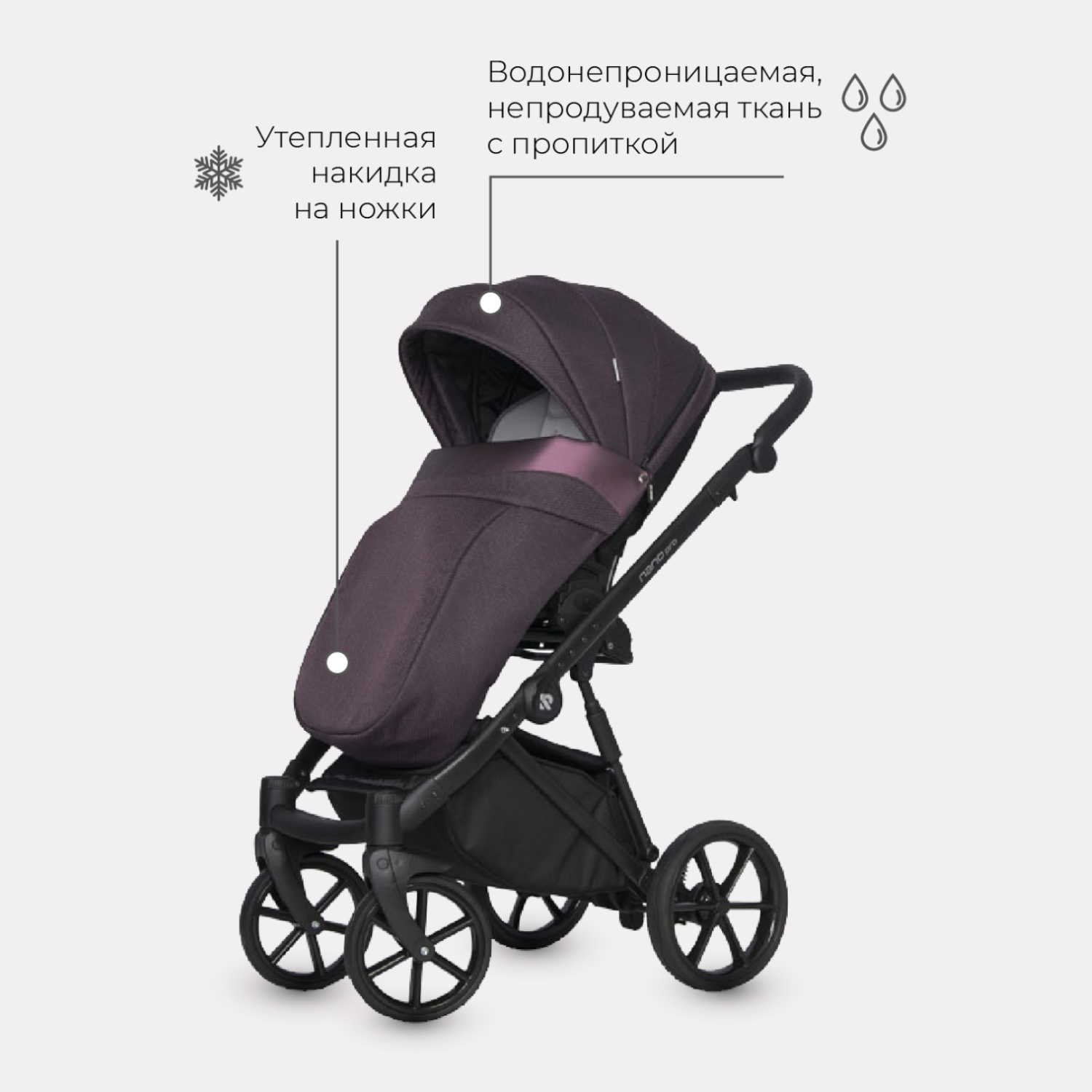 Коляска 2в1 Riko Nano Pro - фото 4