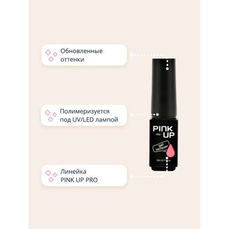 Гель-лак для ногтей Pink Up uv/led тон 12 5 мл