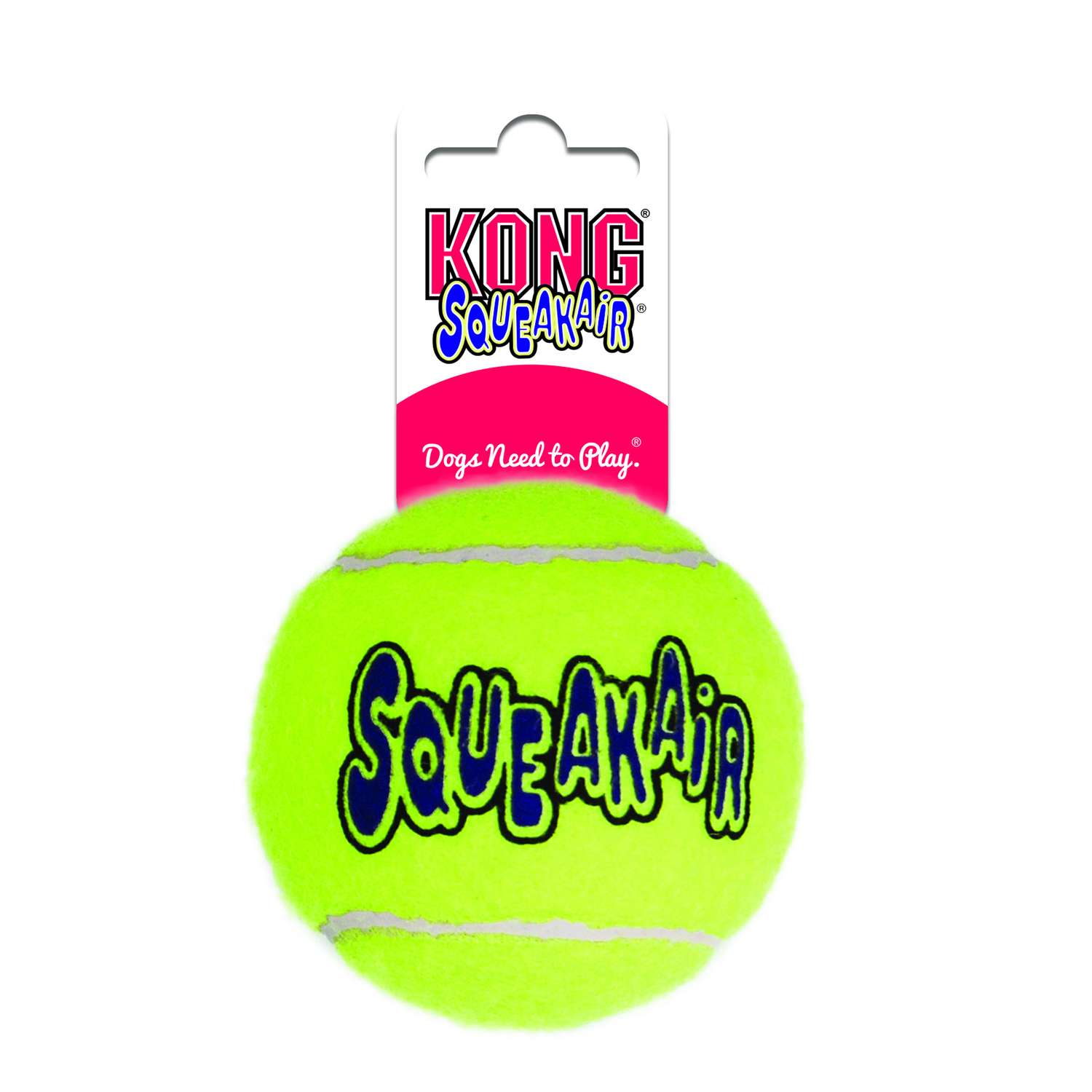 Игрушка для собак KONG Air Мяч теннисный средний AST2B - фото 2