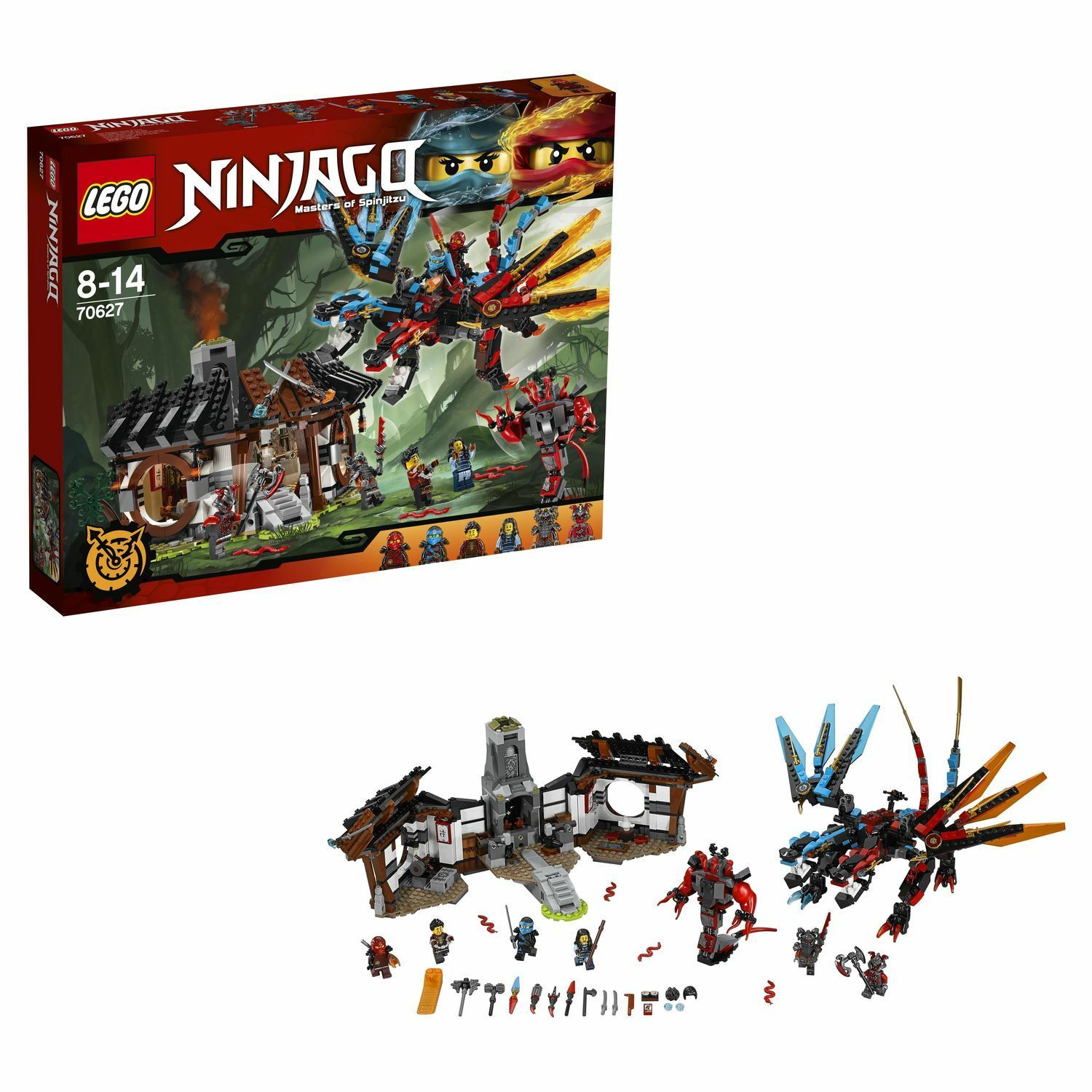 Конструктор LEGO Ninjago Кузница Дракона (70627) купить по цене 6999 ₽ в  интернет-магазине Детский мир