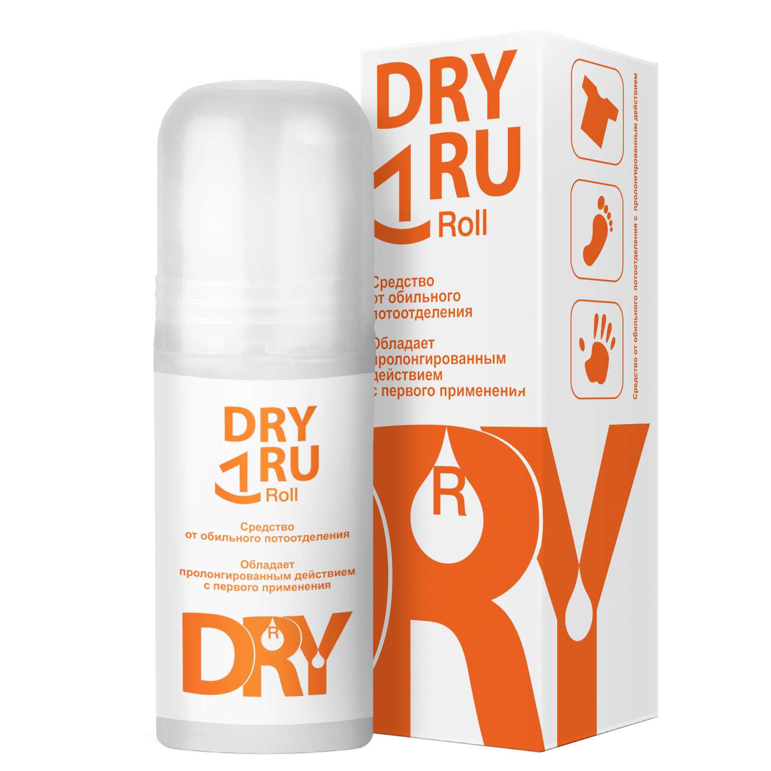 Дезодорант Dry RU с пролонгированным действием 50мл - фото 1