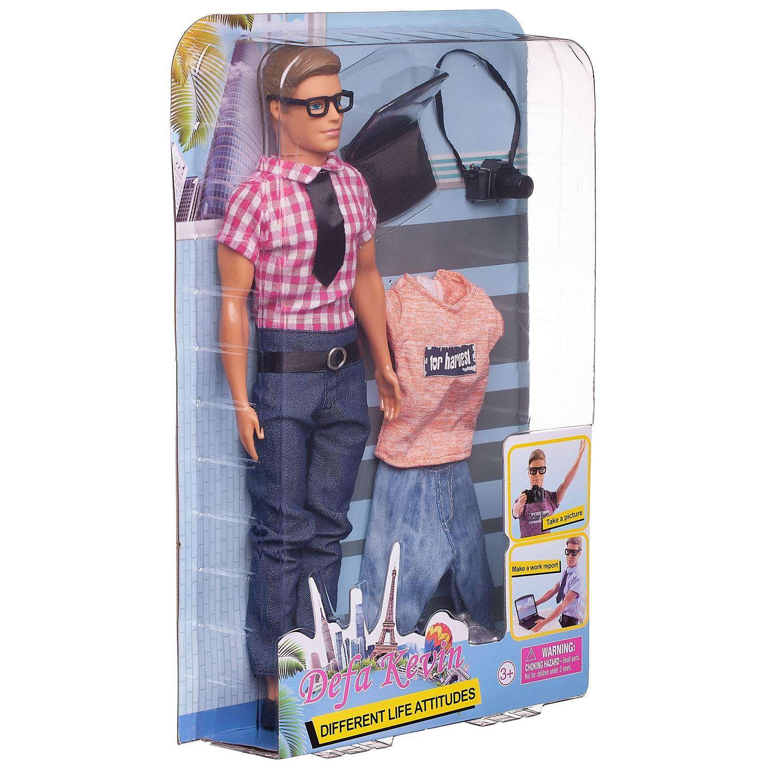 Кукла ABTOYS На работе co сменным комплектом одежды и игровыми предметами 8385d/бело-розовая - фото 2